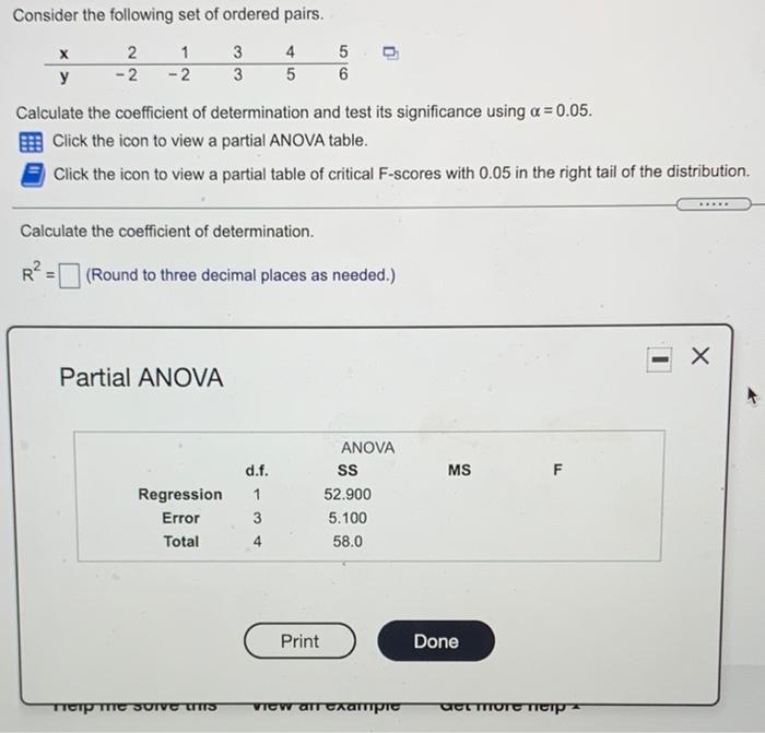 Solved Consider the following set of ordered pairs. X 2 1 3 | Chegg.com