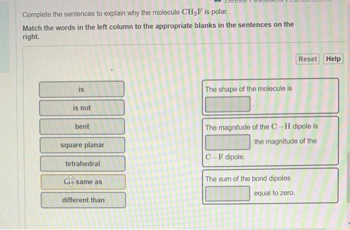 solved-complete-the-sentences-to-explain-why-the-molecule-chegg