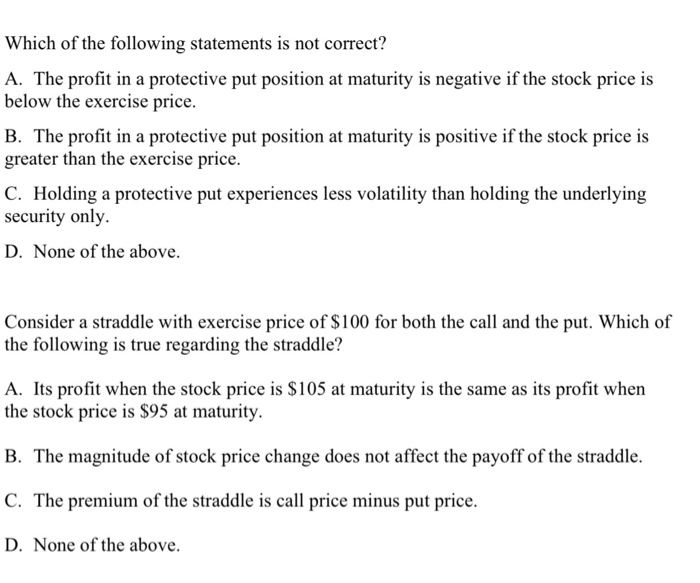 Solved Which of the following statements is not correct? A.