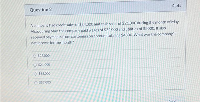 Solved Question 1 A Company Completed The Following | Chegg.com