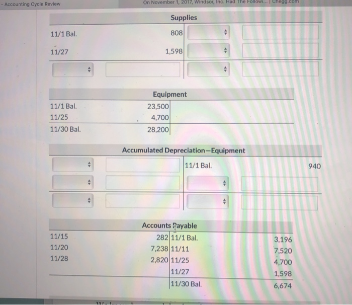 Solved 1. Supplies on hand are valued at 1,504. 2 Accrued