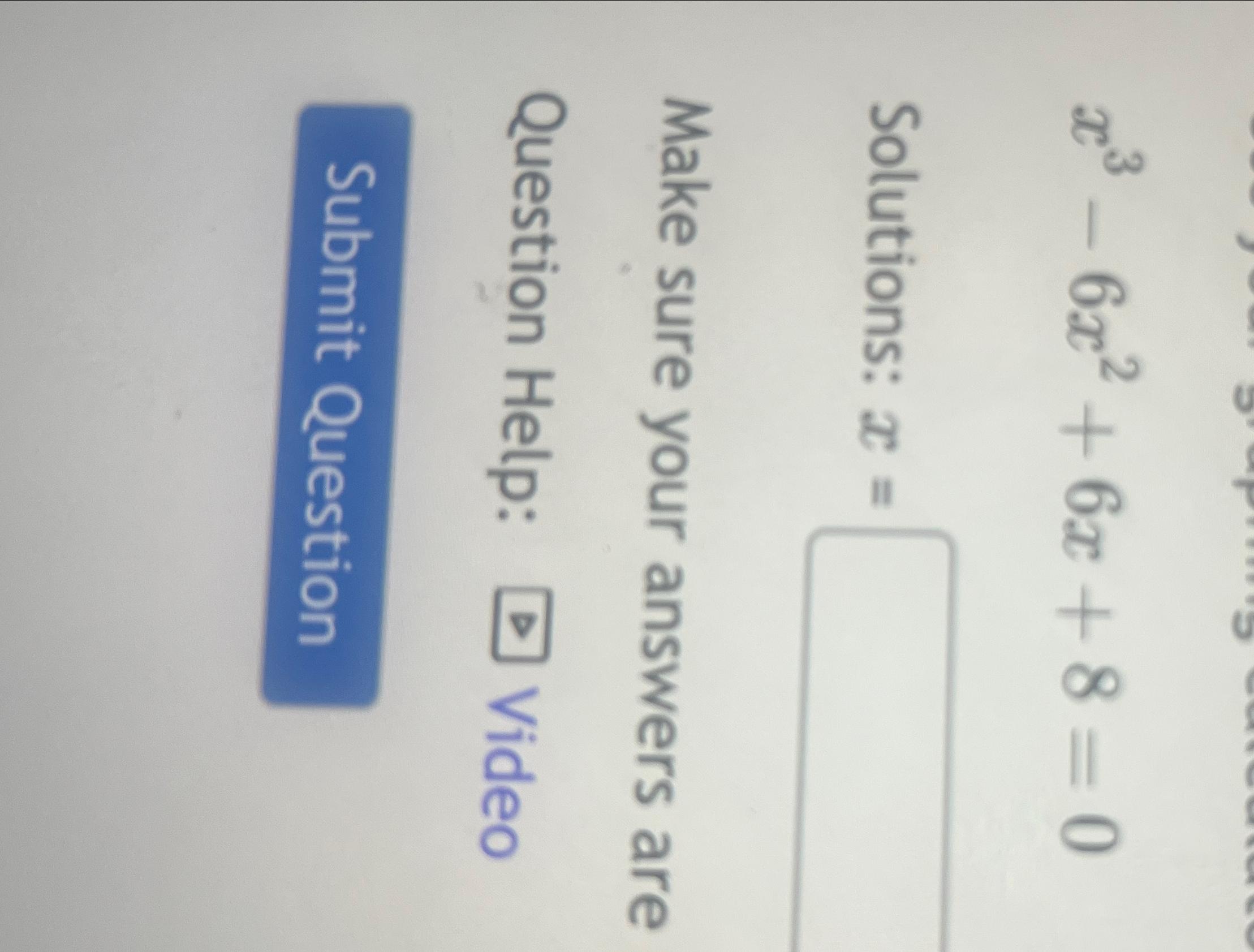 what are the solutions to 3x2 12x 6 0