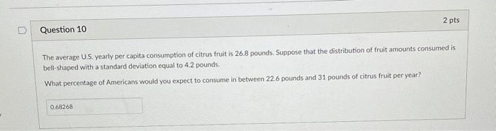 Solved Question 9 Following data set represents a small | Chegg.com