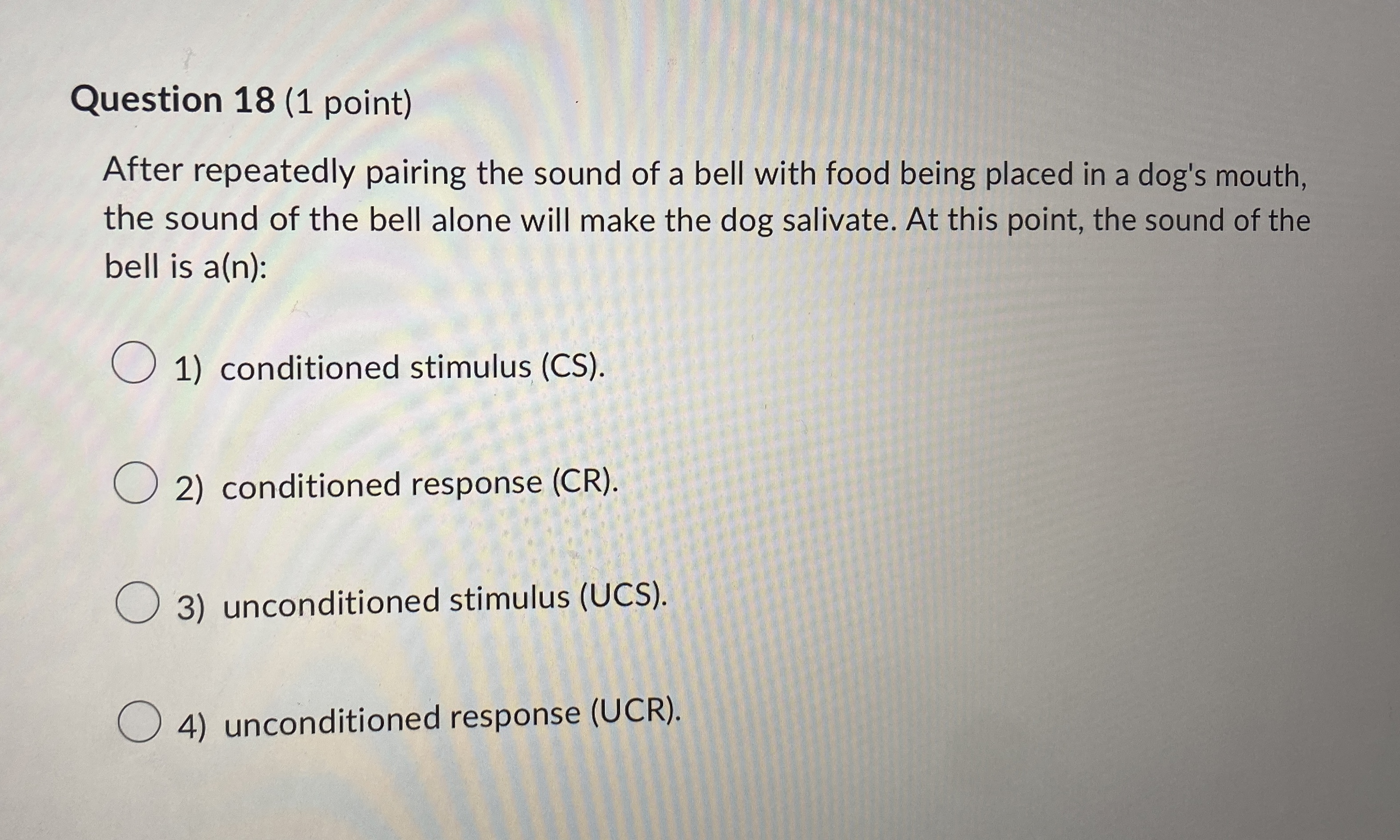 Solved Question 18 (1 ﻿point)After repeatedly pairing the | Chegg.com
