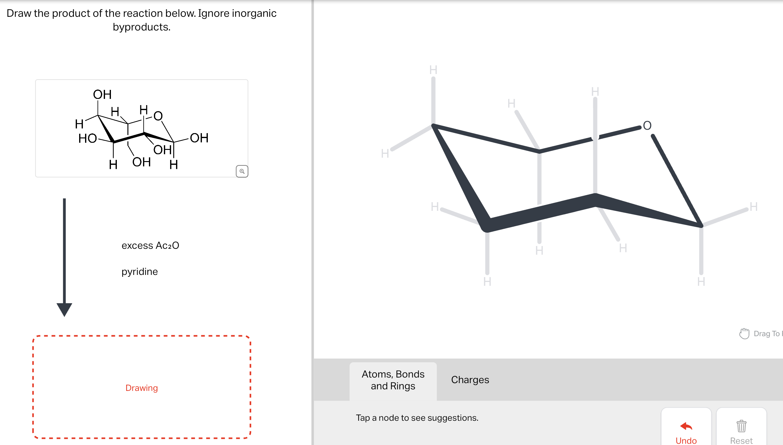 Solved Draw the product of the reaction below. Ignore | Chegg.com