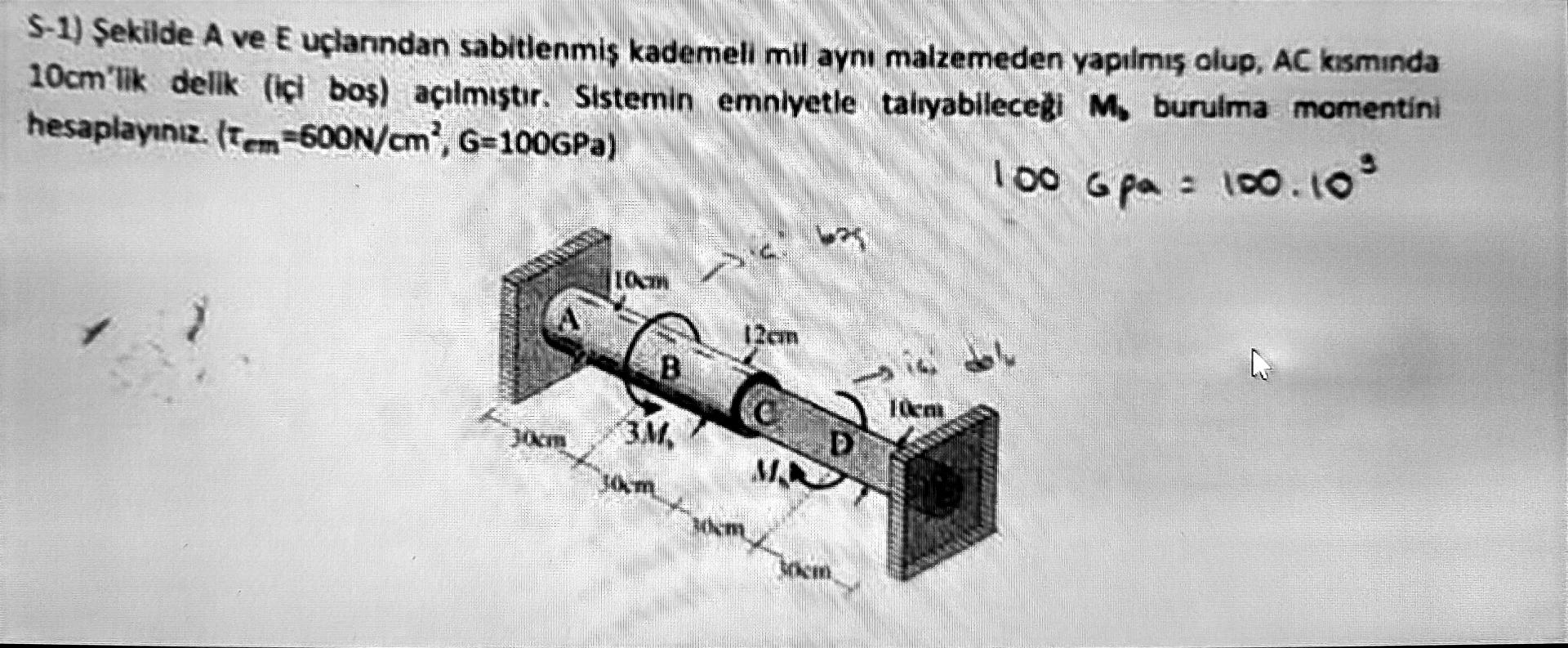 Solved ekilde A Ve E U lar ndan Sabitlenmi kademeli Mil Chegg solved-ekilde-a-ve-e-u-lar-ndan-sabitlenmi-kademeli-mil-chegg