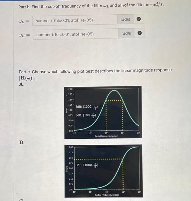 Solved For The Following Filter, Assume | Chegg.com