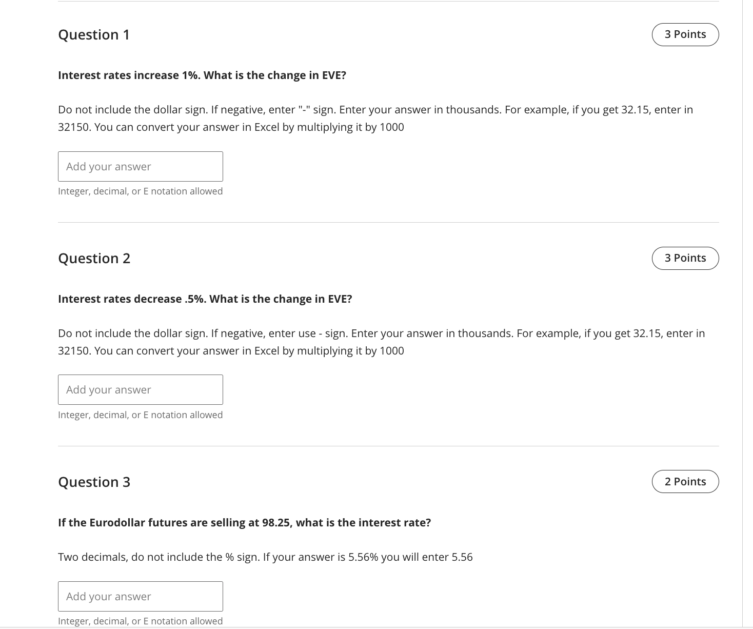 Solved Answer questions 1-9 ﻿using the Excel sheet provided. | Chegg.com