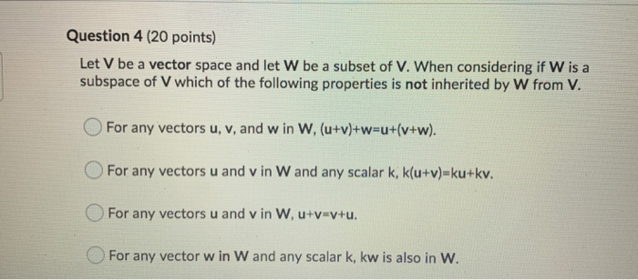 Solved Question 2 (20 points) Suppose that u=(1, 2) and | Chegg.com