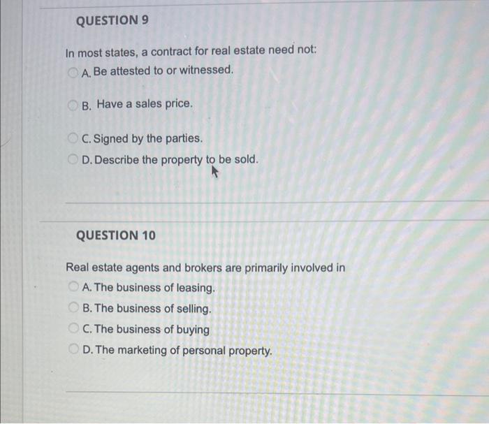 Solved the procuring cause doctrine a does not require a chegg