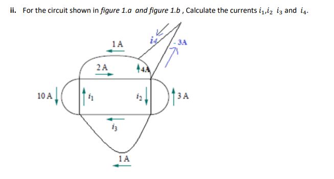 Solved ii. ﻿For the circuit shown in figure 1.a and figure | Chegg.com