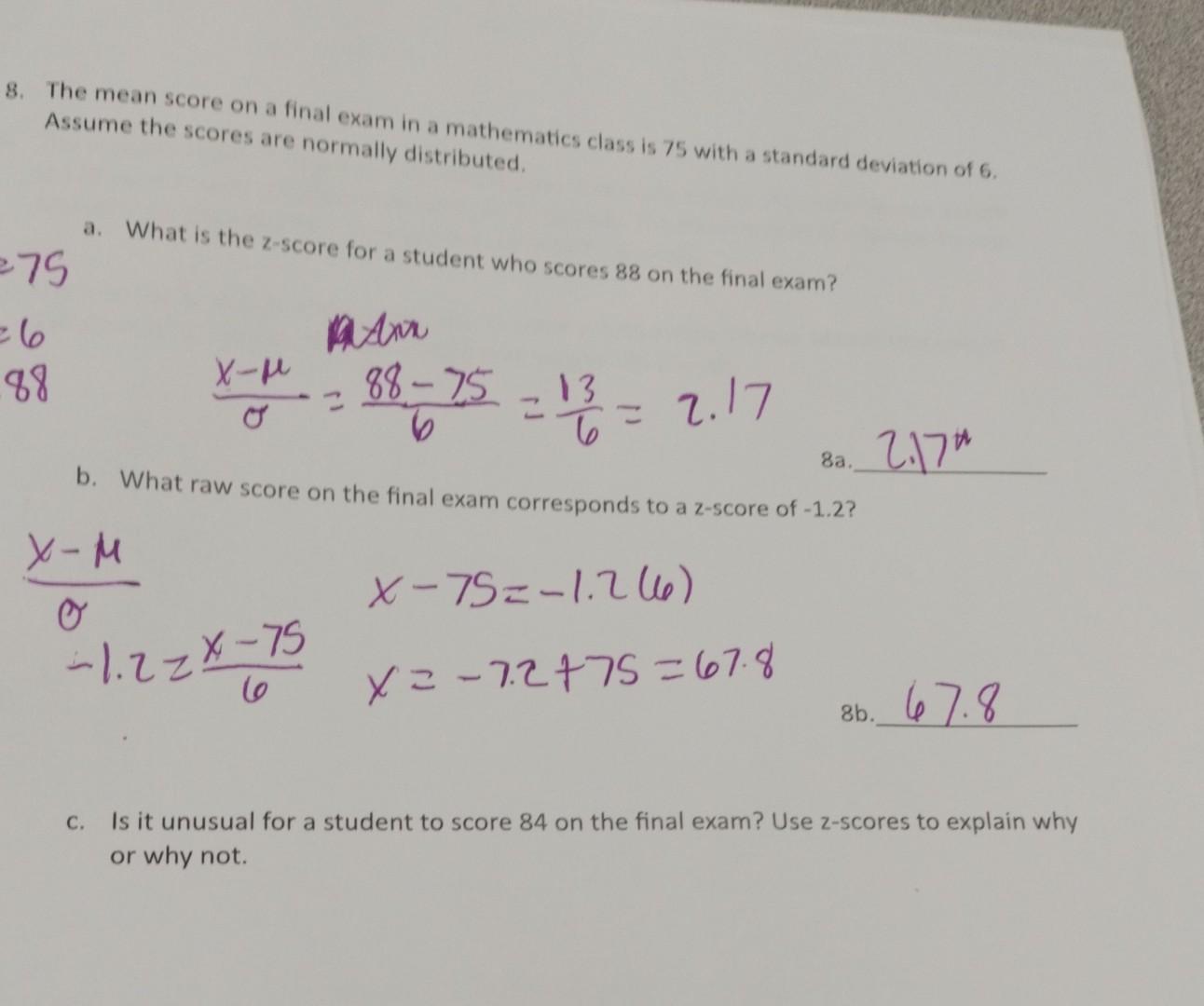 solved-8-the-mean-score-on-a-final-exam-in-a-mathematics-chegg