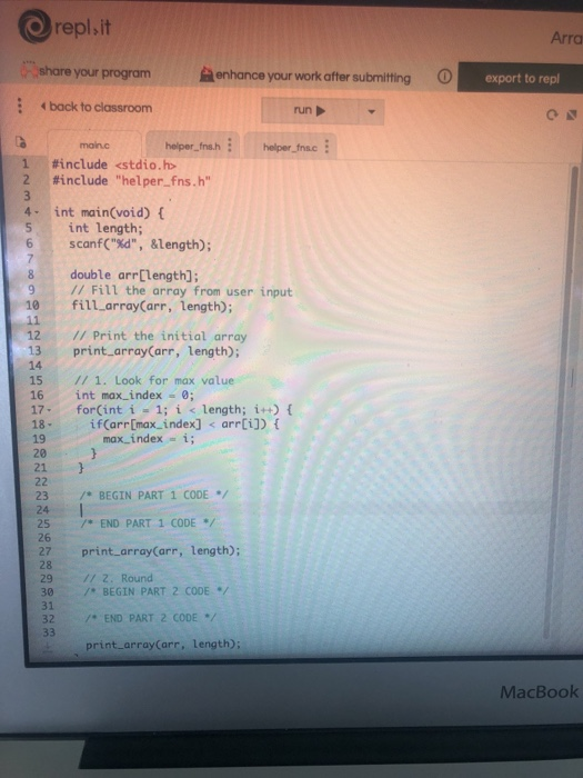 Solved submi Instructions from your teacher: PART 1. For | Chegg.com