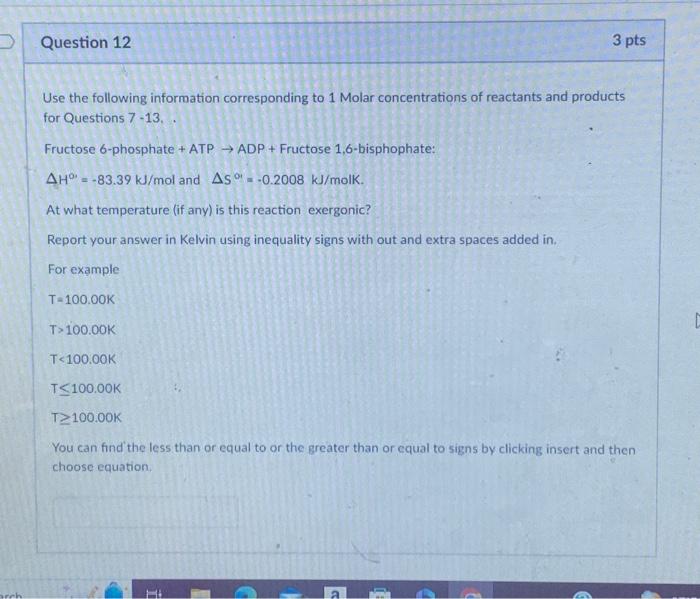 Solved Use the following information corresponding to 1 | Chegg.com