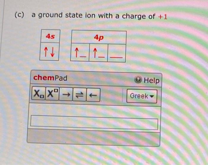 Solved Given The Valence Electron Orbital Level Diagram And | Chegg.com