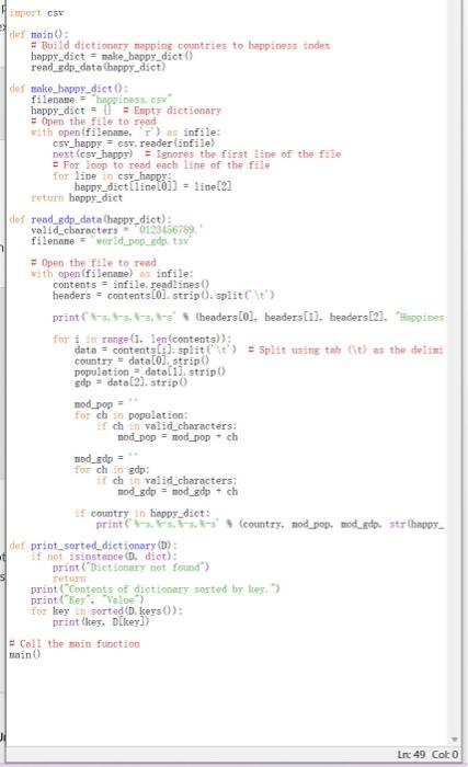 Solved Part 6 (10 points) Filter by population size Save | Chegg.com