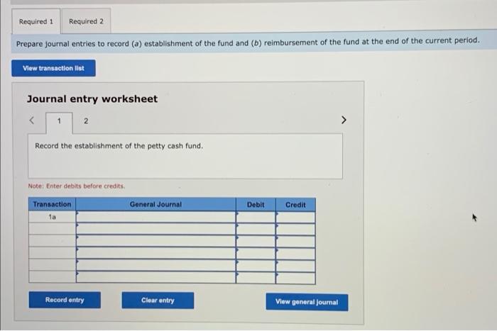 Solved 1 Brooks Agency Set Up A Petty Cash Fund For 260 Chegg