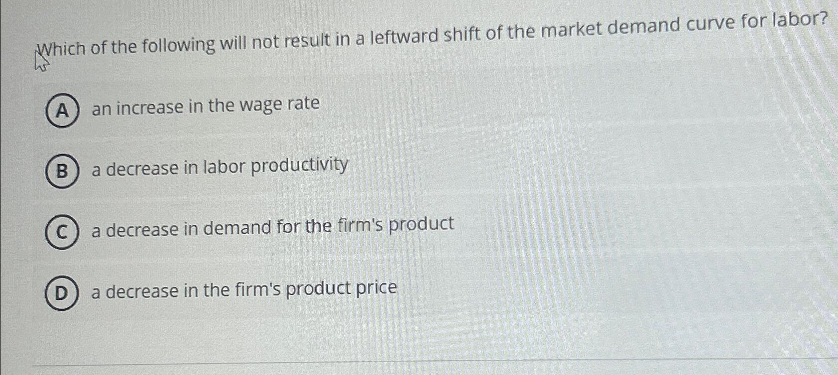 Solved Which of the following will not result in a leftward | Chegg.com