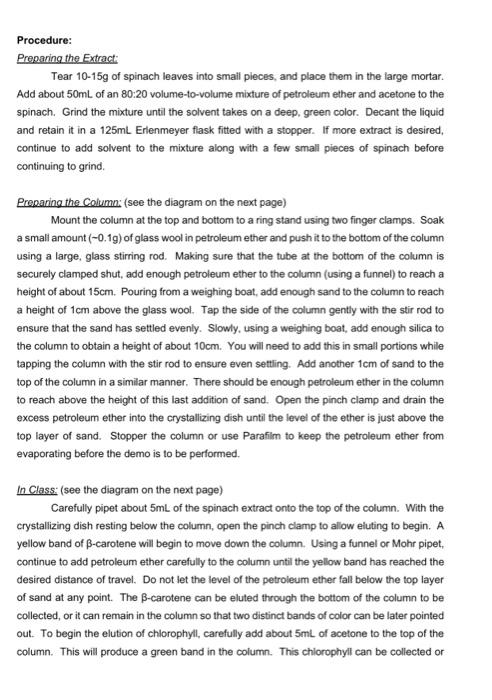 Solved Practical 1: Thin-layer Chromatography of Plant | Chegg.com