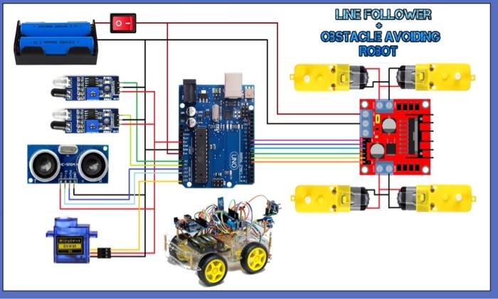 Arduino obstacle hot sale avoidance code