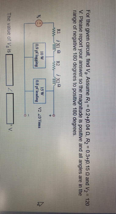 solved-for-the-given-circuit-find-vs-assume-r1-0-2-j0-04-chegg