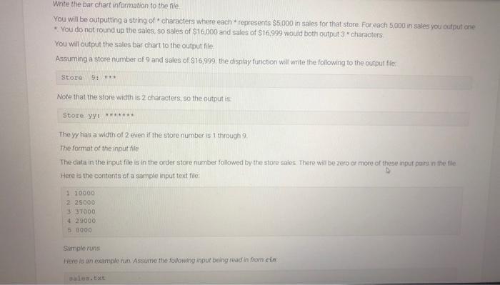 Solved C++ requirements • The store number must be of type | Chegg.com