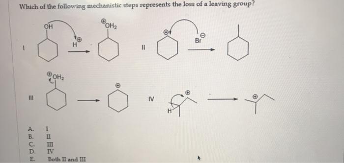 Solved Which of the following mechanistic steps represents | Chegg.com