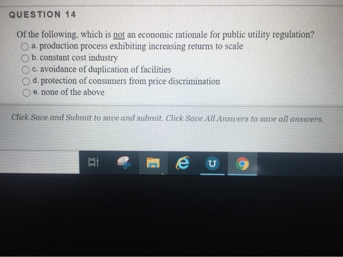 Solved QUESTION 14 of the following, which is not an | Chegg.com