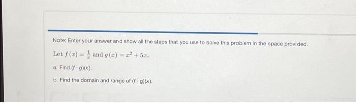 Solved Note: Enter your answer and show all the steps that | Chegg.com