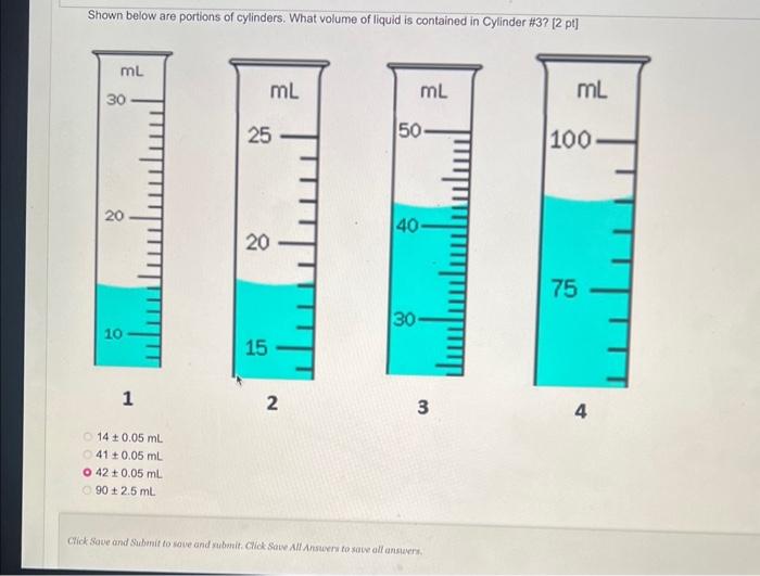 Solved Shown below are portions of cylinders. What volume of