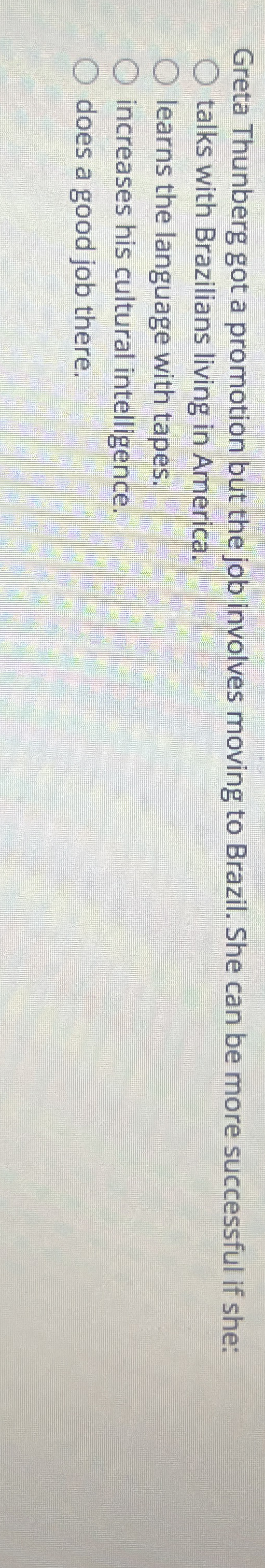 Greta Thunberg got a promotion but the job involves