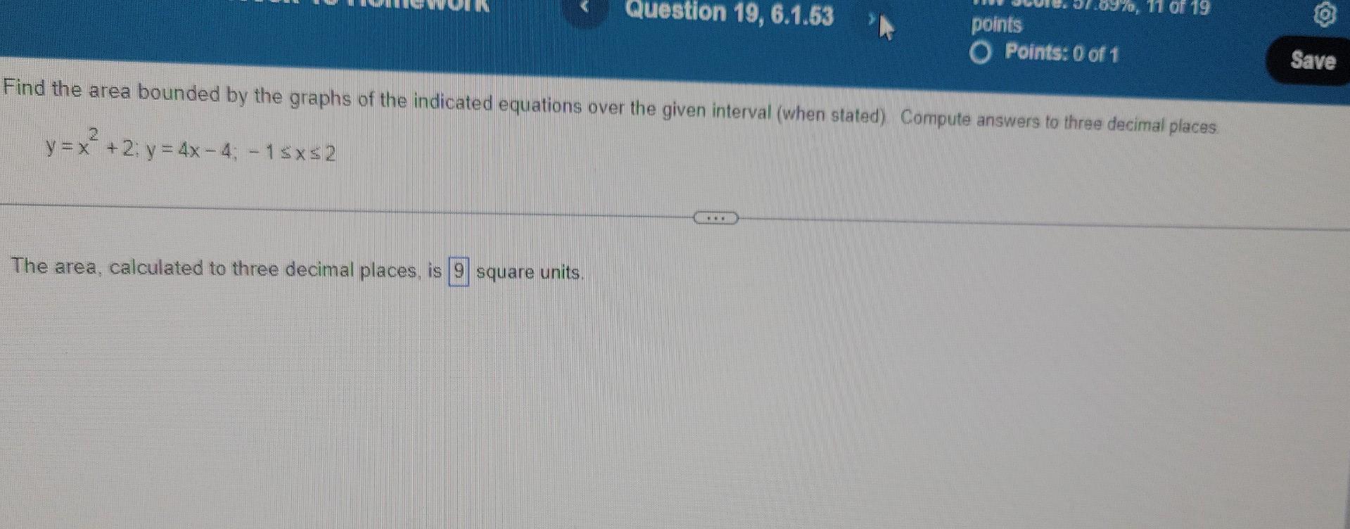 Solved 11 Homework: Week 15 Homework Question 13, 6.1.9 | Chegg.com