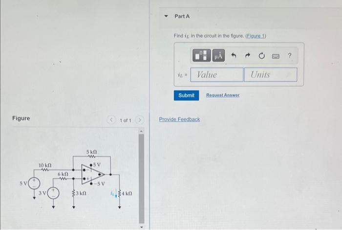 Solved Find iL in the circuit in the figure. (Figure 1 ) | Chegg.com