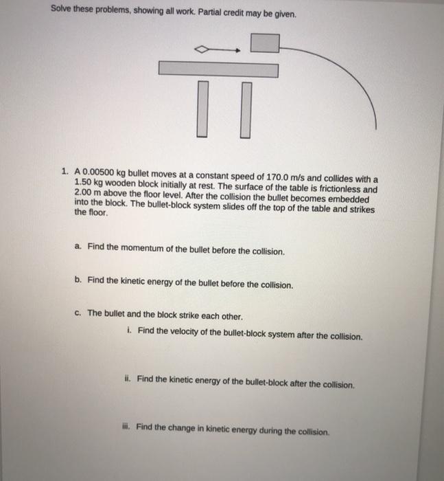Solved Solve these problems, showing all work. Partial | Chegg.com