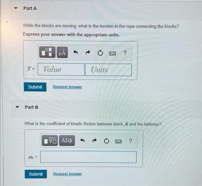 Solved Consider The System Shown In (Figure 1), Block A | Chegg.com