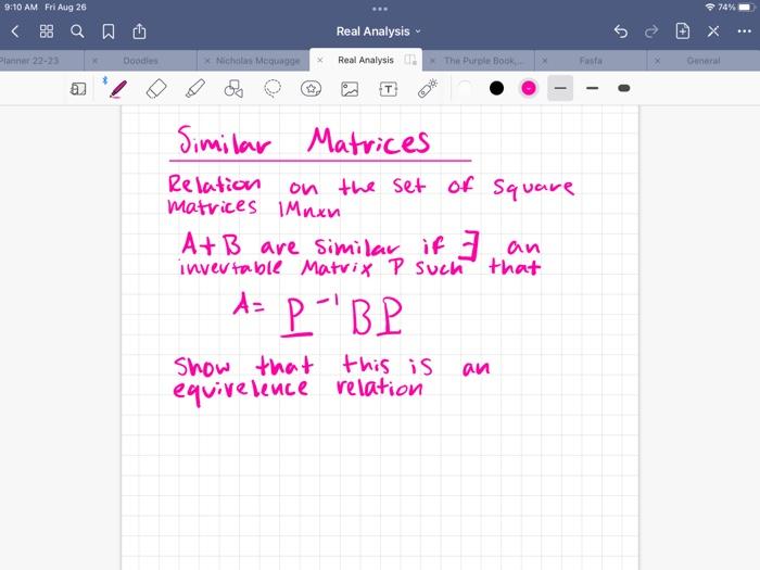 Solved Relation on the set of square matrices IMnxn A+B are | Chegg.com
