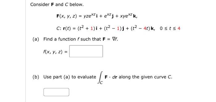 Solved Consider F And C Below. | Chegg.com