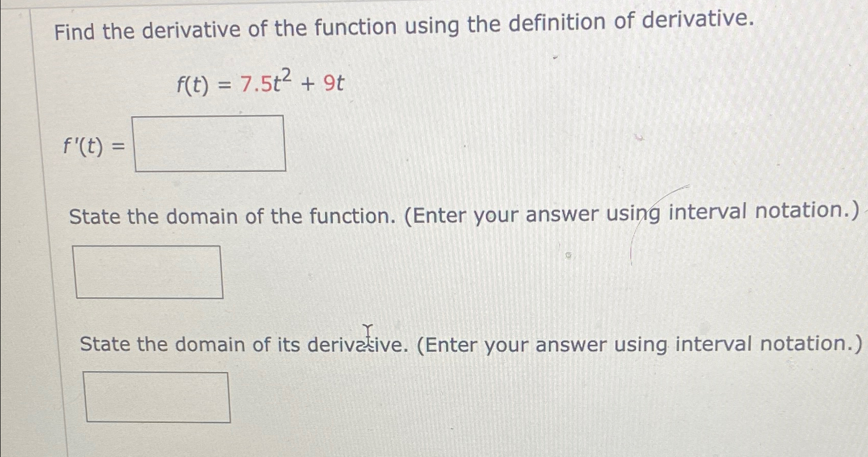 Solved Find The Derivative Of The Function Using The