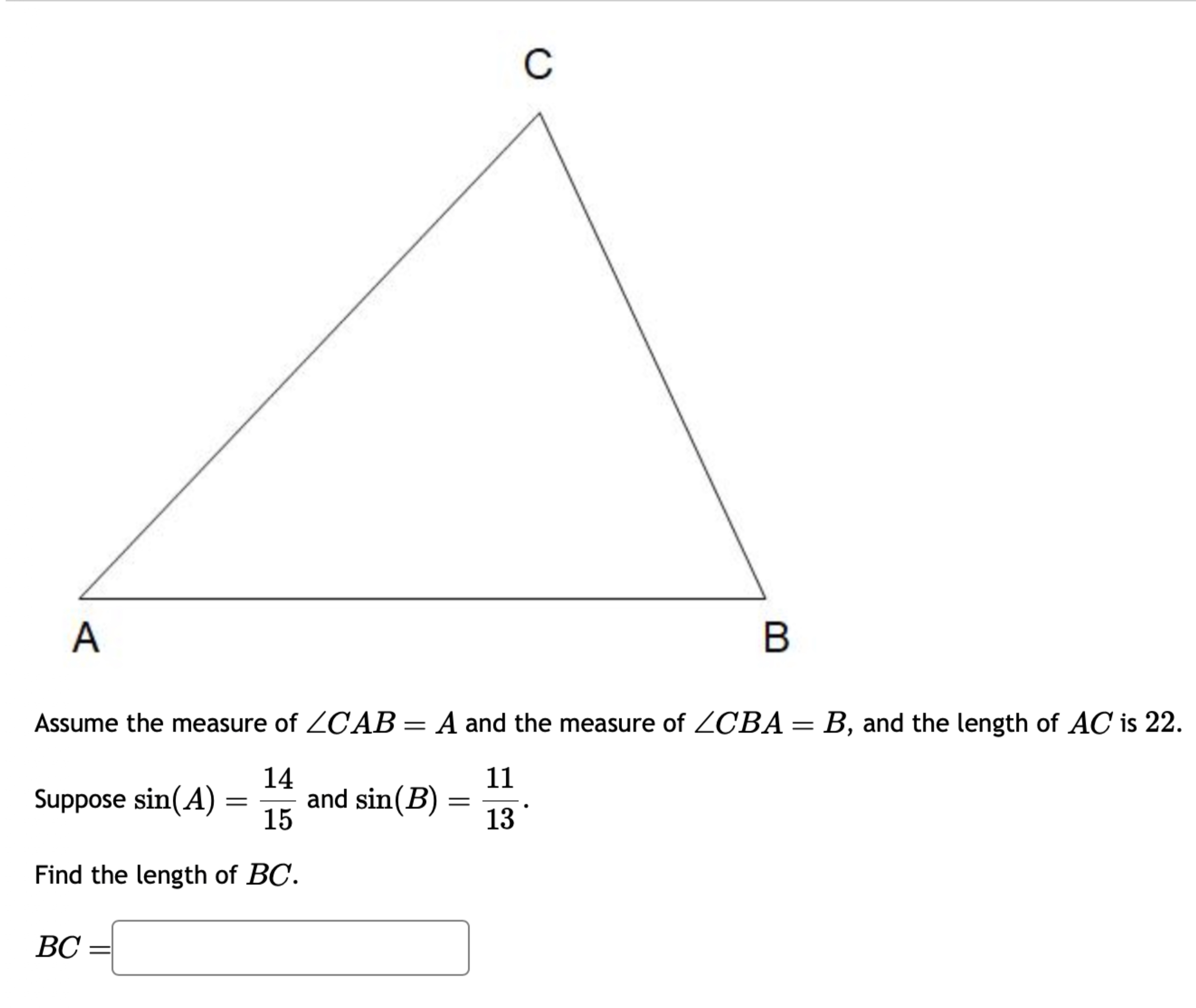 Solved Assume the measure of ??CAB=A and the measure of | Chegg.com