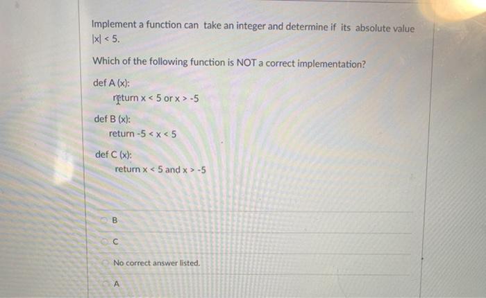 Solved Implement a function can take an integer and | Chegg.com