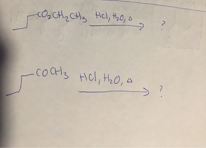 Solved CO₂ CH ₂ CHz tich, tho,o -coctz HCl, H₂O,o | Chegg.com