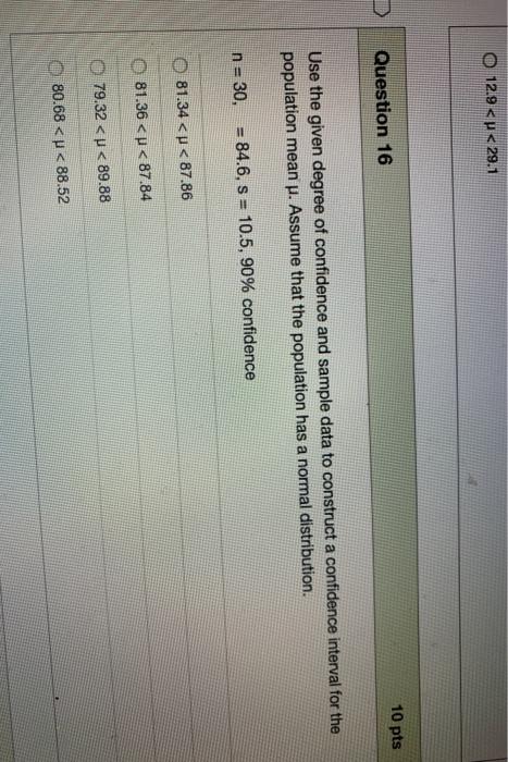 Solved Use the given degree of confidence and sample data to | Chegg.com