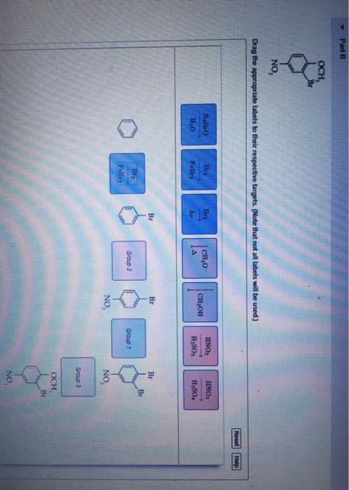 Solved Part A CH CH, Drag The Appropriate Labels To Their | Chegg.com