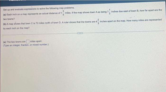 Solved Set up and evaluate expressions to solve the | Chegg.com