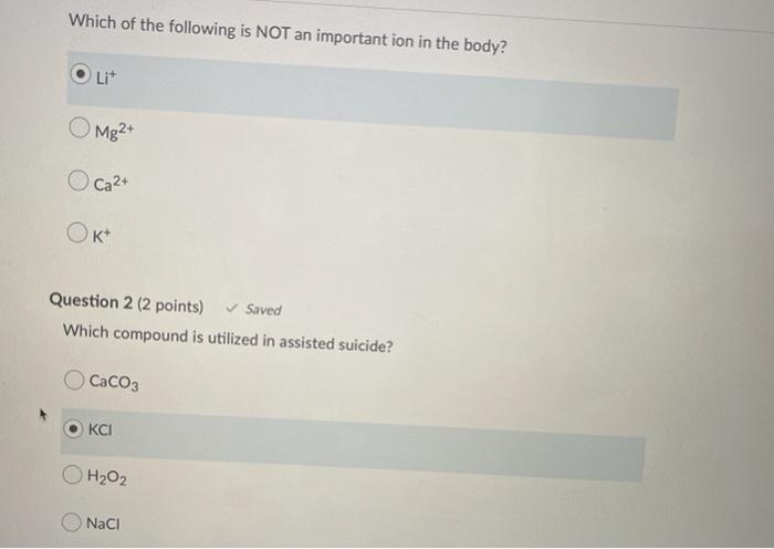 Solved Question 3 (2 points) Saved What molecule in smog is | Chegg.com