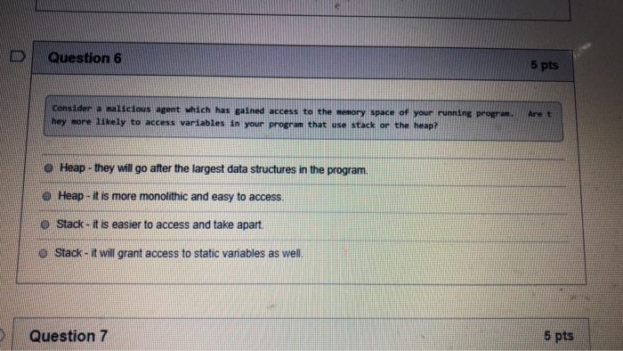 Solved Question 5 5 pts Consider the following function | Chegg.com