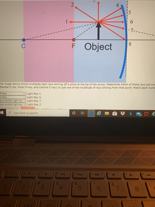 Solved 1-7. Object The image above shows multiples light | Chegg.com