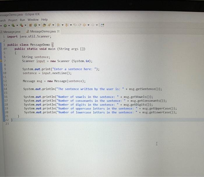 Solved age.java - Eclipse IDE arch Project Run Window Help | Chegg.com