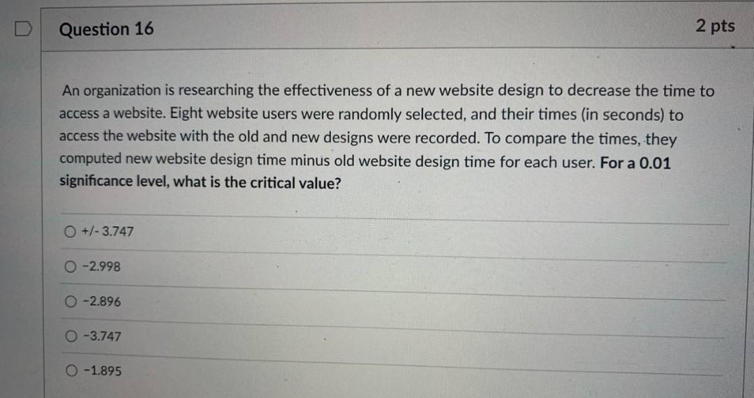 Solved An organization is researching the effectiveness of a