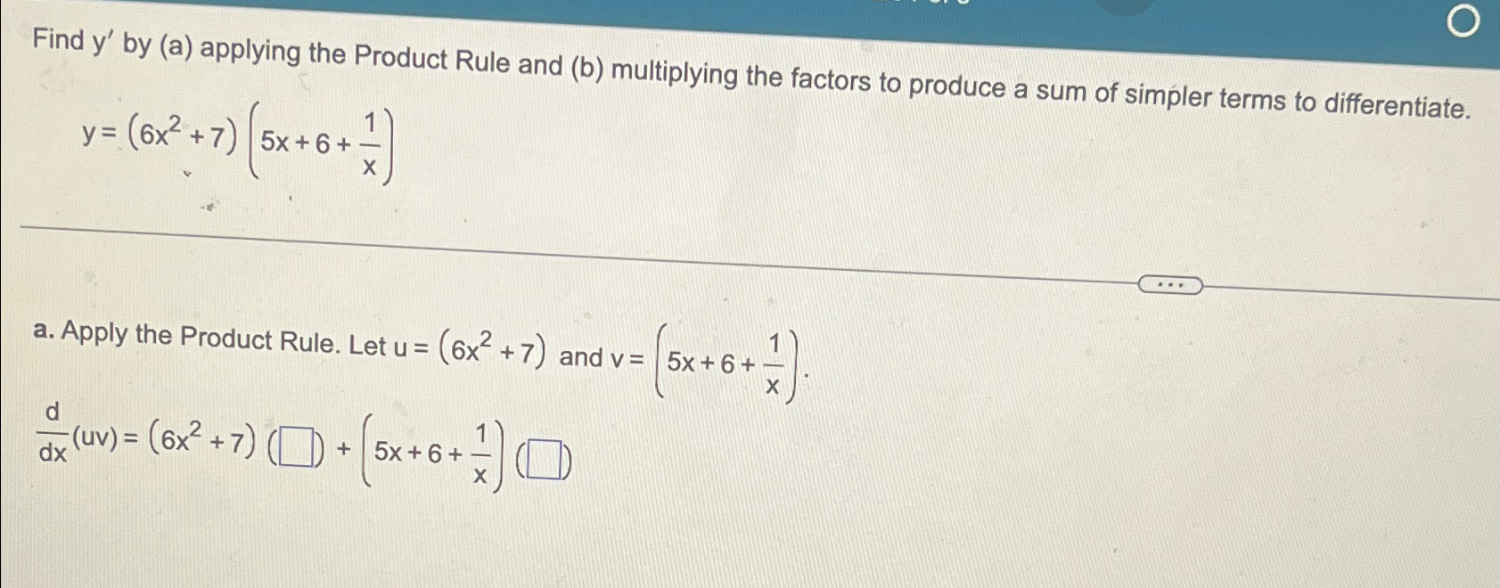 Solved Find Y ﻿by A ﻿applying The Product Rule And B